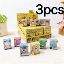 蜡笔小新迷你角色盲盒，日本卡通动漫收藏手办，可爱桌面摆件，生日/节日/新年礼物 - 彩色 - 查看 7