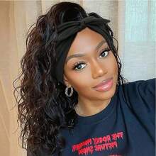 1/2 Paquetes Nuevos Diademas elásticas con lazo y estampado de pañuelo paisley o unicolor, accesorios para el cabello de mujer para yoga, banda para el sudor, diademas para otoño/invierno, pañuelos elegantes, pañuelos suaves de moda para la cabeza - Multicolor - Ver 3