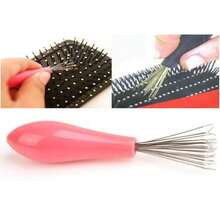 1Pcs Comb Hair Brush Cleaner Plastic Handle Cleaning Brush Remover Embedded Beauty Tools Cleaning Products Cleaning Supplies - 1 cái - Xem 4
