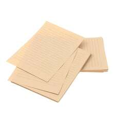 100Pcs Vintage Kraft A5 Lined Letter Paper Retro Writing Paper For Home Office Stationary1 - 3 - View 7