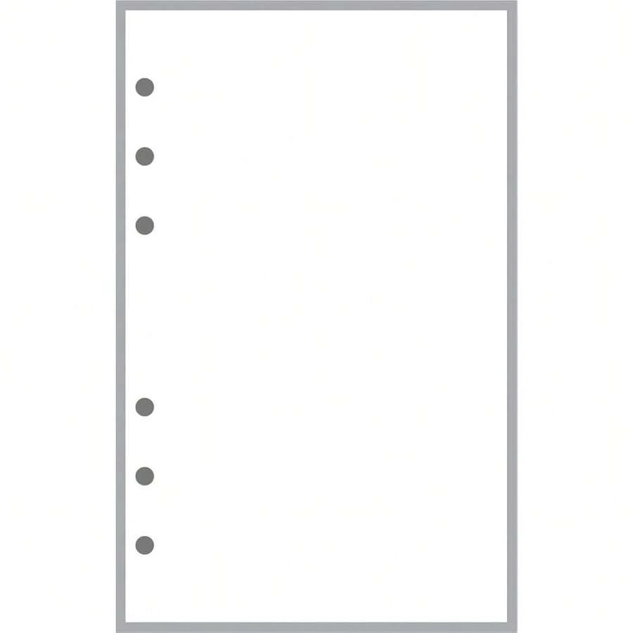 Compact Size Blank Pages Planner Insert, Sized And Punched For Franklin Covey Compact And Other Notebooks (4.25\ X 6.75\) - BlankPages - View 1