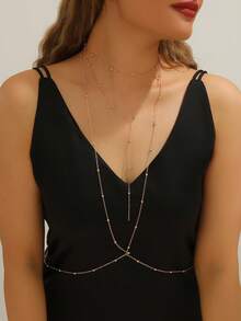 1pc Tassel Sexy Pearl Body Chain, Women Bikini Beach Jewelry - Body Chain - View 9