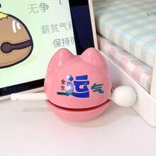 Portable Wooden Fish Shaped Stress Relief Toy, Cute Percussion Instrument For Relaxation - Multicolor - View 10