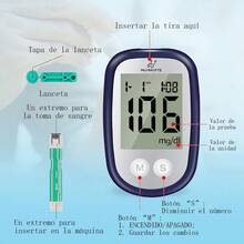 Digital Blood Glucose Meter + Digital Blood Pressure Monitor, Two-Piece Set. - 黑色 - 查看 11