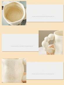 1pc 400ml Ceramic Modern Latte Mug, High-Quality Couple Water Cup, Personalized Milk Malt Breakfast Cup With Creative Latte Art, Suitable For Office, Graduation Party, Homemade Tea Set, Made In China - Multicolor - View 5
