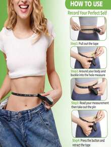 2026 New 3-Piece Skin Fold Caliper & Waist Tape Measure Body Fat Percentage Reference Chart, Men & Women Body Fat Measurement Kit, Convenient For Fitness Monitoring After Workout - Multicolor - View 10