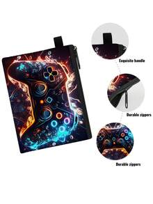 Kids Game Pattern Wallet - Mini Coin Purse, Suitable For Boys And Girls - Cute And Durable Children's Zipper Wallet - Great For School, Travel And Daily Use (5.5 Inches X 4.3 Inches) - one-size - View 8