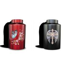 Large Urns For Adult Male Female Pet Ashes, Up To 220 Lbs Decorative Funeral Cremation Urn For Human Women Man Dog Cat Remains - Multicolor - View 1