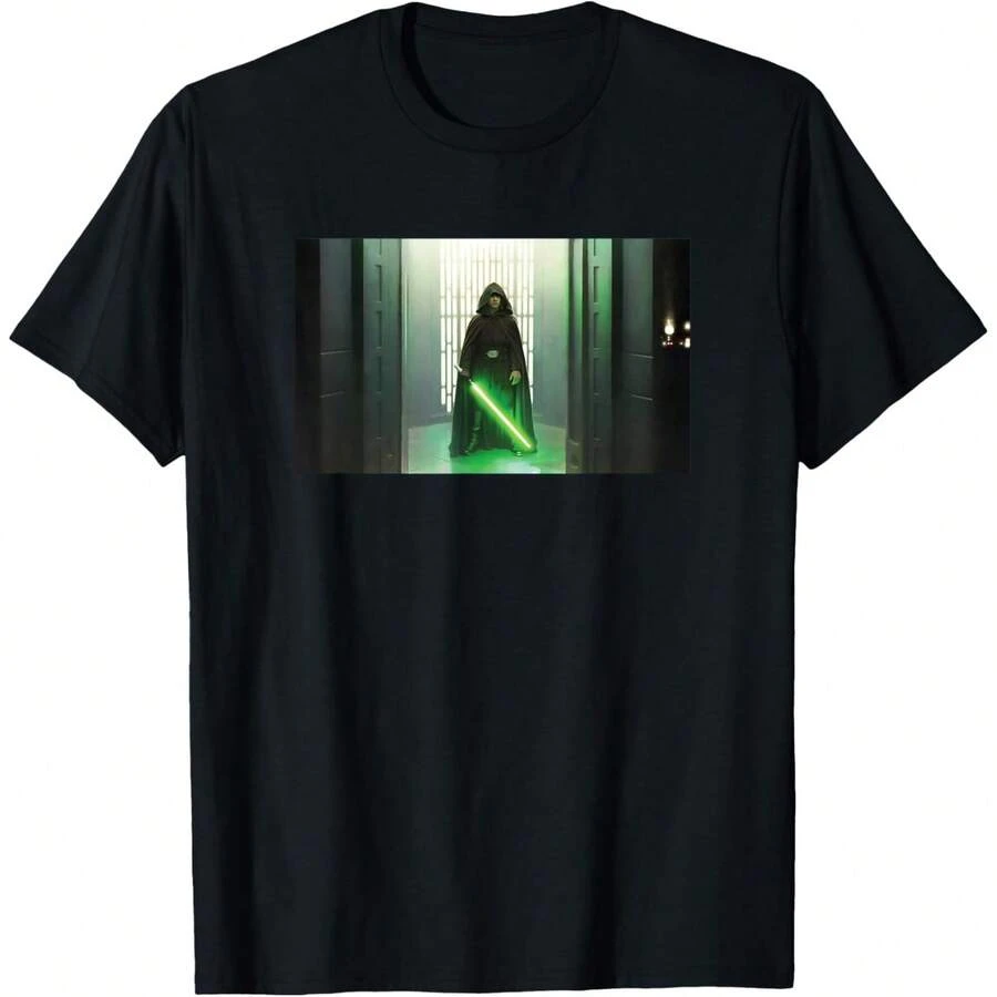 The Mandalorian Luke Skywalker Jedi Entrance T-Shirt - Black - View 1
