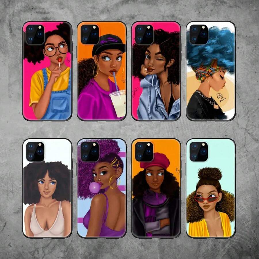 Leadingplus Friendly TPU Personalized Poppin Cool Women Cute Phone Case For Iphone X 11 Pro 8 8Plus - 1 - Xem 1