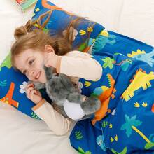 Juego de Funda Nórdica para Niños de Unicornio con 2 Fundas de Almohada - Azul - Ver 6