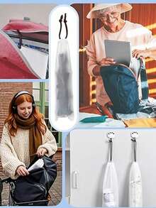5/10pcs Umbrella Storage Bags, Matte Transparent Drawstring Umbrella Bags, Waterproof Drawstring Storage Bags, Essential For Travel And Commute, Reusable, Suitable For School, Office, Home, Travel, Back To School, Summer Cooling, Beach, Travel,Women's Day,Travel Essentials,Wedding Favours,Y2k,Bedroom,Car Accessories Women,Kitchen Decor - Multicolor - View 9