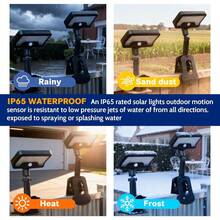 Outdoor Clip-On Solar Light, 92 LED Beads, 600 Lumens, 3000K Color Temperature, High Brightness Solar Fence Light, With Motion Sensor, 360° Rotation, IP65 Waterproof, 3 Modes, Clip-On Design, Suitable For Terraces, Drains, And Yards (2-Pack, Warm Light). - 1 Pack White Light - View 4