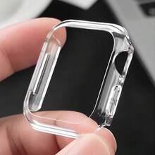 4pcs Hard PC Protective Case Compatible With Apple Watch 46mm 42mm 45mm 41mm 40mm 44mm, Matte Frame, Suitable For Series 10 9 SE 8 7 6 5 4 3 2 1 - Multicolor - View 13