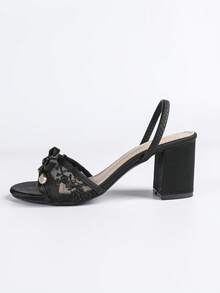 Giày sandal cao gót mùa hè cho nữ, sandal cao gót hở mũi màu đen thanh lịch, gợi cảm, thời trang, mũi tròn, gót vuông, phù hợp cho cô dâu trong đám cưới, giày đen gót dày, sandal gót dày trong suốt ôm sát tôn dáng cho nữ, thích hợp cho hẹn hò, dự tiệc, hoạt động ngoài trời, giày nữ gót trung bình tối giản màu trơn cho kỳ nghỉ, dép cao gót thời trang cho nữ, dép cao gót mùa hè mới, sandal đen trang trọng với chất liệu cao cấp. - màu đen - Xem 7