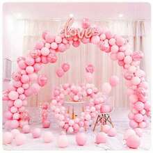 3M Balloon Arch Column Frame Garland Adjustable Arch Stand Wedding Party Decor - Black - View 8