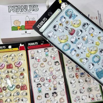 1张随机新款时尚卡通贴纸，经久耐用，适合房间装饰 | 主题贴纸 | 精美礼品