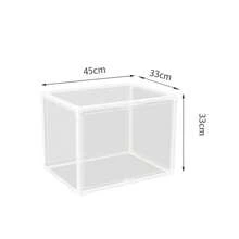 1个超大透明展示盒 - 防尘亚克力收纳盒，适用于收藏品、汽车模型和玩具 - 多功能展示收纳架 - 透明 - 查看 11