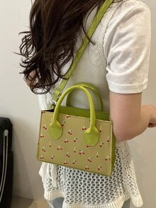 Fashionable Printed Handbag, Women's Personalized Minimalist Casual Crossbody Bag, Shoulder Bag - Multicolor - View 3