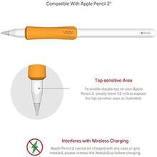 UPPERCASE Nimblegrip Premium Silicone Case Ergonomic Grip Compatible With Apple Pencil IPad  1 Pack Orange - 如圖 - 查看 6