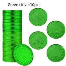 50pcs Plastic Pirate Coins Treasure Hunt Toy, Party Favor Fake Gold Coins, Pirate Adventure Theme Party Supplies, Christmas Gift