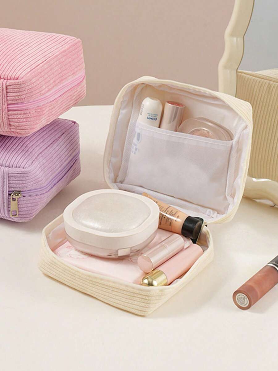 1 Portable Sanitary Napkin Storage Bag, A Stylish And Practical Multifunctional Travel Storage Bag - Perfect For Toiletries, Sanitary Napkins, Lipstick Bags, Wallets, Portable Storage Bags, Travel Toiletries Bags For Girls And Ladies, As Well As Cosmetics, Back To School, Office And School Supplies For Girls And Ladies. Christmas Holiday Gift Giving, Bohemian Style - 彩色 - 查看 1