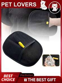 4/3/2/1pc Pet Deshedding Glove, Static Electricity Pet Hair Removal Glove, Efficient Pet Hair Grooming Glove, Reusable Cat Dog Hair Remover, Suitable For Clothes, Carpets, Car Seats, Sofas, Pet Beds, Furniture And Carpet Surfaces - Multicolor - View 8