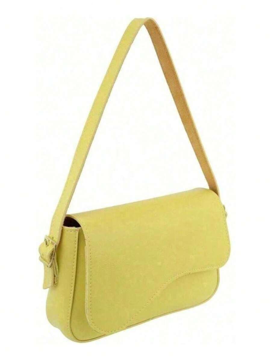 Minimalist, Elegant And Practical Women's Shoulder Bag - 黃色 - 查看 1
