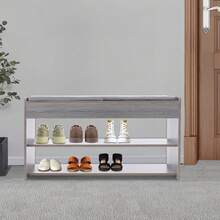 YUNRUX Shoe Changing Stool - Grey - View 8