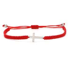 1条时尚简约十字手链，多色编织十字手链，可调节编织手链，可叠戴手链，彩虹编织十字手链，幸运手链，情侣手链，姐妹手链，情人节礼物，教师节礼物，周年纪念礼物