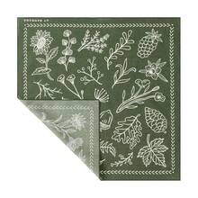 22\X22\ Flower Cotton Bandana Multi-Purpose Headbands - GreenForest - View 3