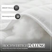 Couverture d'été légère – Couverture matelassée douce et moelleuse pour les personnes allergiques, lavable à 60°C || 135x200 || 155x220 || 200x200 || 220x200 || 240x220 || 135 x 200 || 155 x 220 || 200 x 200 || 220 x 200 || 240 x 220 || 135 x 200 cm | 155 x 220 cm | 200 x 200 cm | 220 x 200 cm | 240 x 220 cm - 240 x 220 cm - Übersicht 5