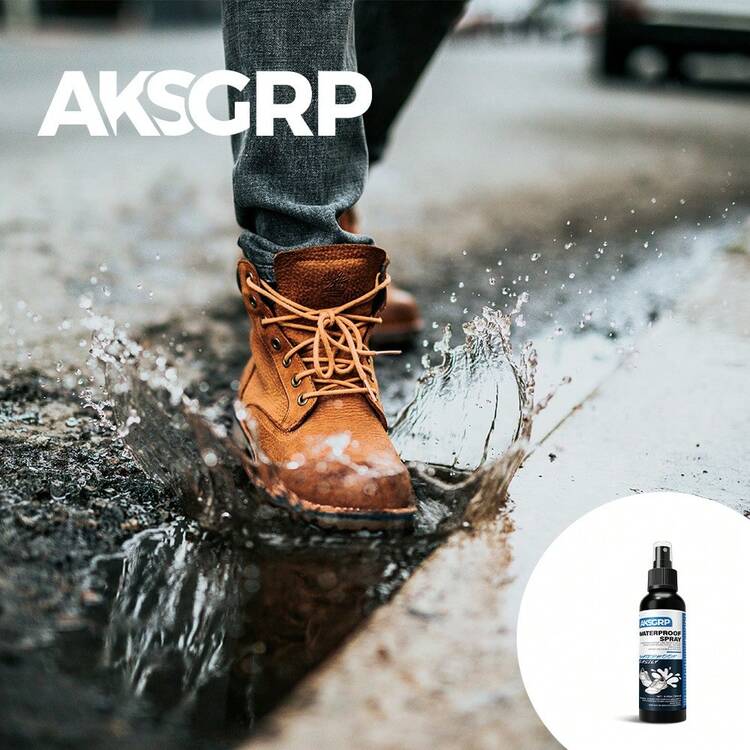 纳米防护喷雾 - 防水、防污、防泼水 | 适用于运动鞋、皮鞋、靴子、帆布鞋和徒步鞋 - 白色 - 查看 3