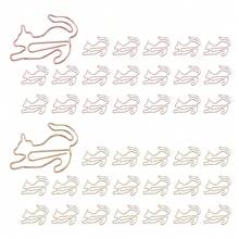 40pcs Kitty Shape Paper Clips With Clear Box, Pink And Purple, Funny Cute Paperclips Bookmarks Planner Clips For Fun Office Supplies Schoolsss Gifts Wedding Decoration - Kitty40件 - 查看 2