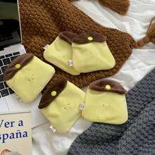 1/2pcs Set Fashionable Color Block Coin Purse, Creative Mini Plush Earphone Holder & Card Case - Multicolor - View 2