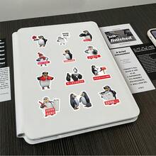 1Ste/100-Count 3D William Tell Penguin Meme Stickers – Fun Graffiti Decals For Water Bottles & Cars - Multicolor - View 5