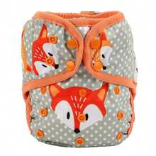 Fox 7pcs Set 1pc Mini Wet Bag 6pcs 25cm Regular Charcoal Bamboo Mama Cloth Menstrual Pads Reusable Sanitary Pads Ink - PolkadotsFoxTalla única - Ver 1