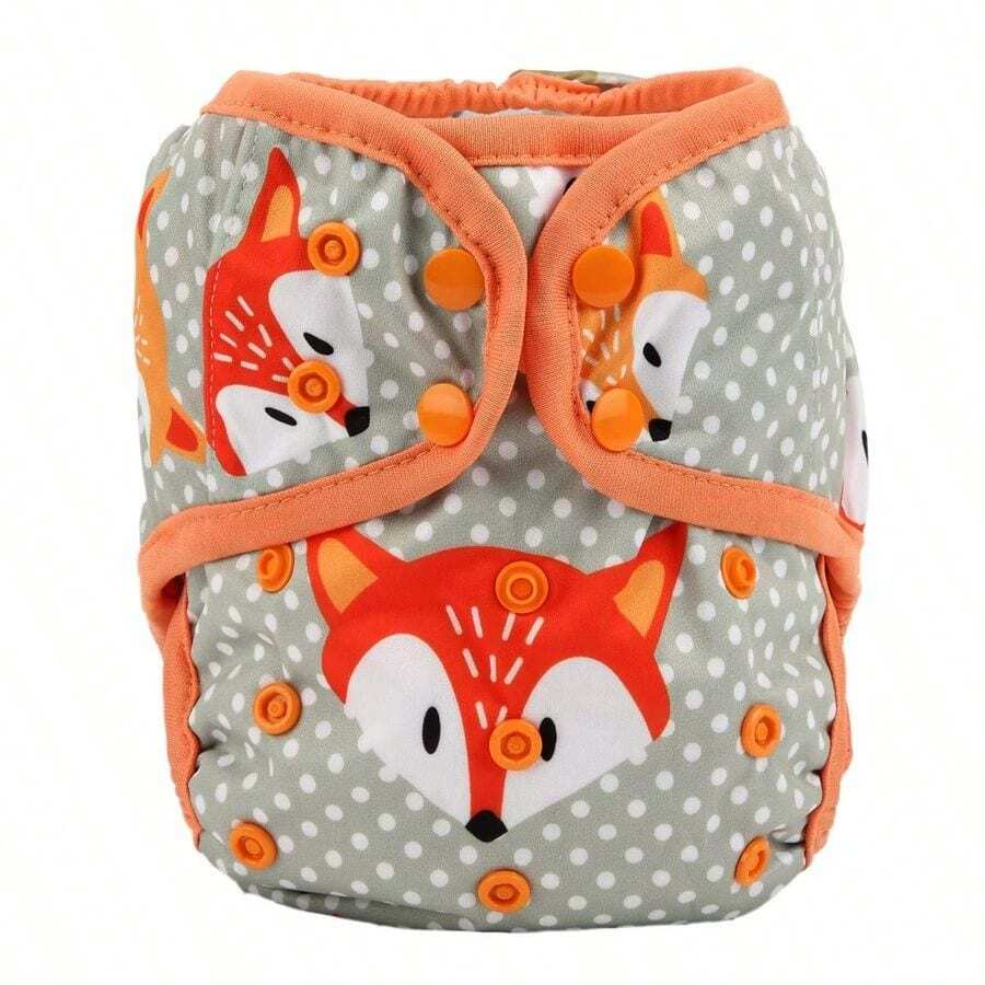 Fox 7pcs Set 1pc Mini Wet Bag 6pcs 25cm Regular Charcoal Bamboo Mama Cloth Menstrual Pads Reusable Sanitary Pads Ink - PolkadotsFoxTalla única - Ver 1