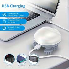 1 pieza Herramienta de masaje manual para mascotas, adecuada para perros y gatos - Rascador eléctrico para gatos y perros con carga USB, alivio de picazón en la cabeza/espalda, relajación de la tensión muscular, regalo, presente de celebración - Multicolor - Ver 5