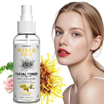 HJPHJP 金缕梅爽肤水 - 1瓶，金缕梅爽肤水，万圣节护肤水，添加金缕梅提取物，保持肌肤水润，快速吸收，不油腻，适合干性肌肤，护肤必备产品，男女皆宜的护肤爽肤水