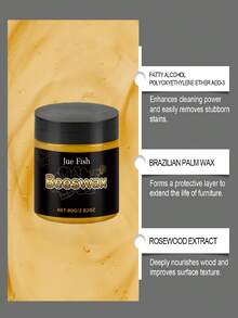 JUE FISH Random Delivery Of Beeswax Wood Polish, Furniture Renewal, Brightening, Degreasing, Polishing Care Wax For New And Old Wooden Furniture - Yellow - View 6