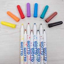 ROTULADOR GIOTTO C/8 TURBO GLITTER PURPURINA COLORES SURTID - 鑿 - 查看 4