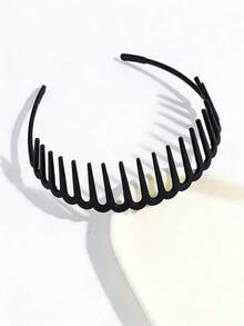 1/3 Stücke modische mattierte gekräuselte Haarreif mit hoher Krone, unsichtbarer nach hinten gekämmter Haarstil Haarclip, unisex Haarreif für Hochsteckfrisuren, Spliss Haarschnitt, geeignet als Geschenk für Freundin, modisch für den täglichen Gebrauch, Zuhause, Hautpflege Haarreif, ganzjährig tragbar, Valentinstag, Karnevals Geschenk - Verschiedenfarbig - Übersicht 3