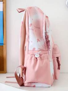 新款大容量旅行、购物、旅游背包套装，时尚舒适，适合各种场合 - 粉色 - 查看 2