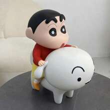 Crayon Shin-Chan Figure | Interesting Interactive Design, Includes Healing And Joyful Elements, Crayon Shin-Chan Mini Figure Model | Cute Cartoon Character Figurine, Toy, Living Room/Desk Decor - Multicolor - View 7