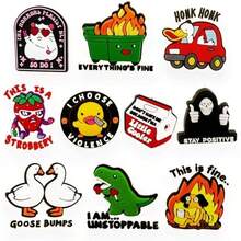 10PCS Funny Shoe Charms Adults, Funny Shoes Decoration Charms Clog Slides, Humor Shoe Charms Adults Men Women Teen Gifts - 最初的 - 查看 2