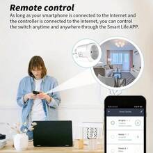 4 ổ cắm thông minh, ổ cắm WiFi thông minh Graffiti, phích cắm 16A, phích cắm EU, điều khiển từ xa qua ứng dụng, tương thích với Alexa & Home Voice Control, có hẹn giờ & giám sát công suất, phù hợp với điện thoại thông minh. - Phích cắm loại EU E (220-240V) - Xem 4