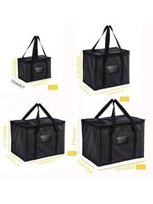 Large Insulated Cooler Bag, Beverage Storage Bag, Big Size Cooling Bag, Lunch Box, Zipper Picnic Foil Food Basket, Picnic