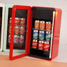 Tủ lạnh siêu thị mini thu nhỏ kèm 9 lon, mô hình ngăn đông, đồ uống chân thực, mô hình siêu thị mini, đồ chơi thực phẩm, hàng hóa cửa hàng tiện lợi, đồ trang trí siêu thị phổ biến, trang trí nhà búp bê, trang trí nhà bếp, vật trang trí bàn làm việc, đồ chơi nhập vai, đồ thủ công bền chắc, thích hợp cho đồ nội thất thu nhỏ, phụ kiện nhà đồ chơi, đồ dùng cửa hàng tiện lợi, trang trí bàn làm việc, trang trí phòng, trang trí cảnh nhà bếp, phụ kiện phòng ngủ, đạo cụ chụp ảnh, quà tặng cá nhân hóa. - Nhiều màu - Xem 2