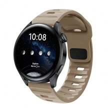 1PC 20mm 22mm Soft Sweatproof Sports Silicone Strap Compatible With Samsung Galaxy Watch 7 6 5 4 40 44mm 6Classic 43 47mm 5Pro 45mm Replacement Band - 20mm - View 11